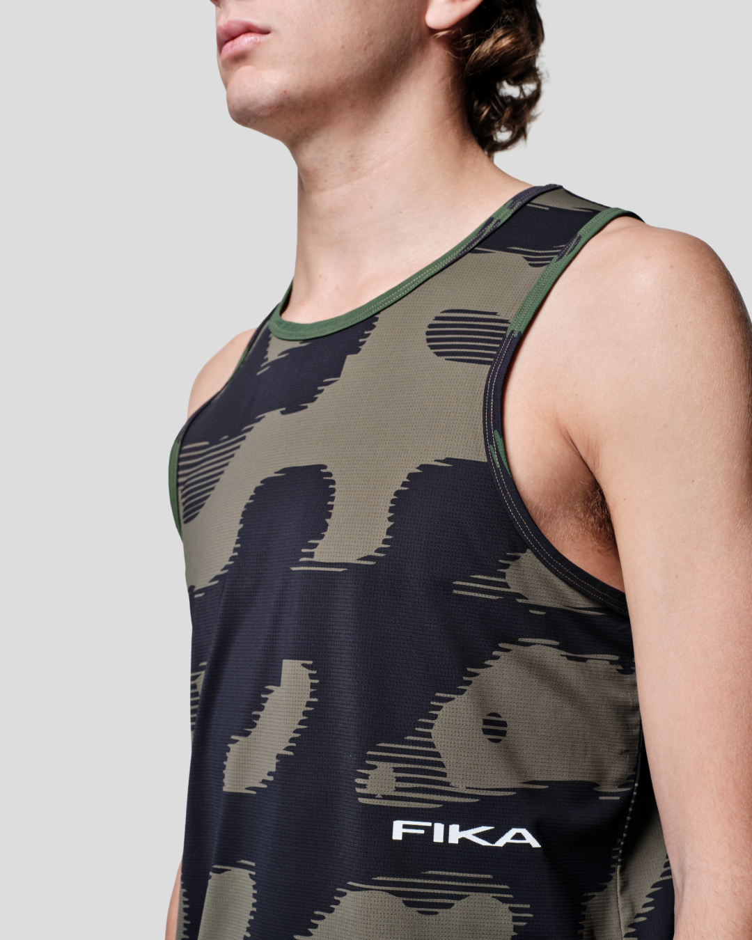 TERREFLOW TRAINING SINGLET MIDNIGHT MOSS