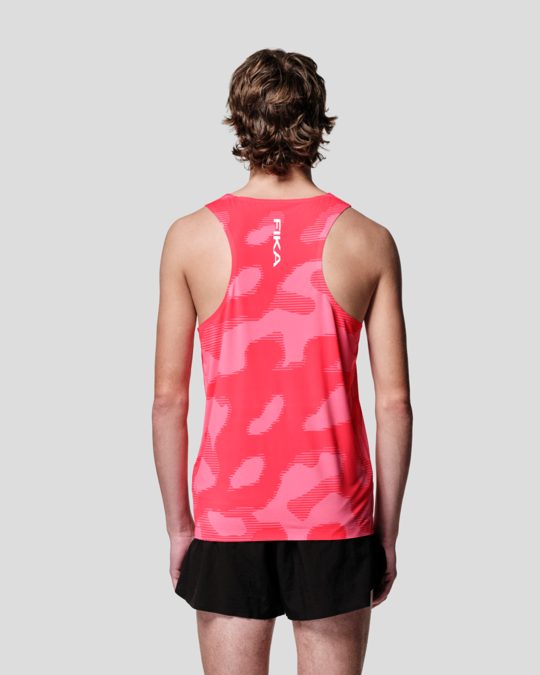 FEATHERTECH™ RACE SINGLET PINK FLARE