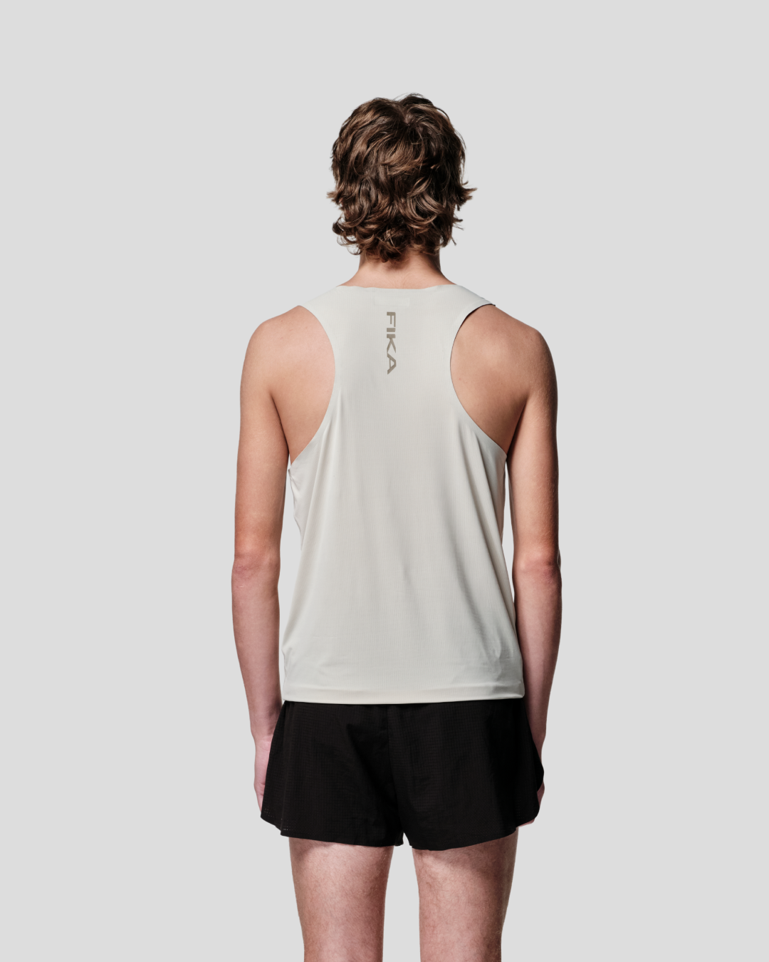 FEATHERTECH™ RACE SINGLET DIRTY WHITE